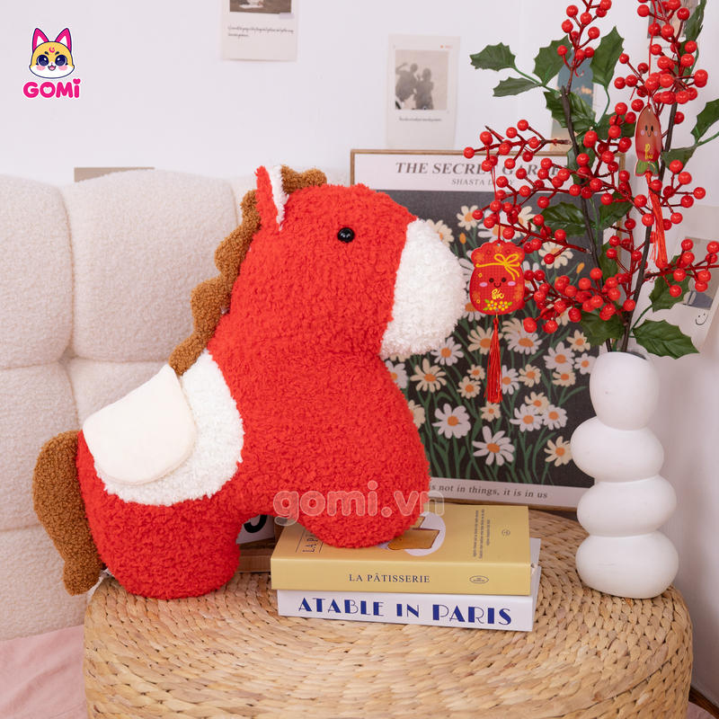Gấu Bông Ngựa Yên Xù