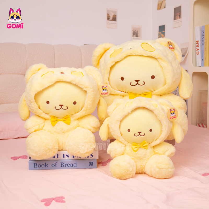 Gấu Bông Purin Cosplay Gấu Vàng