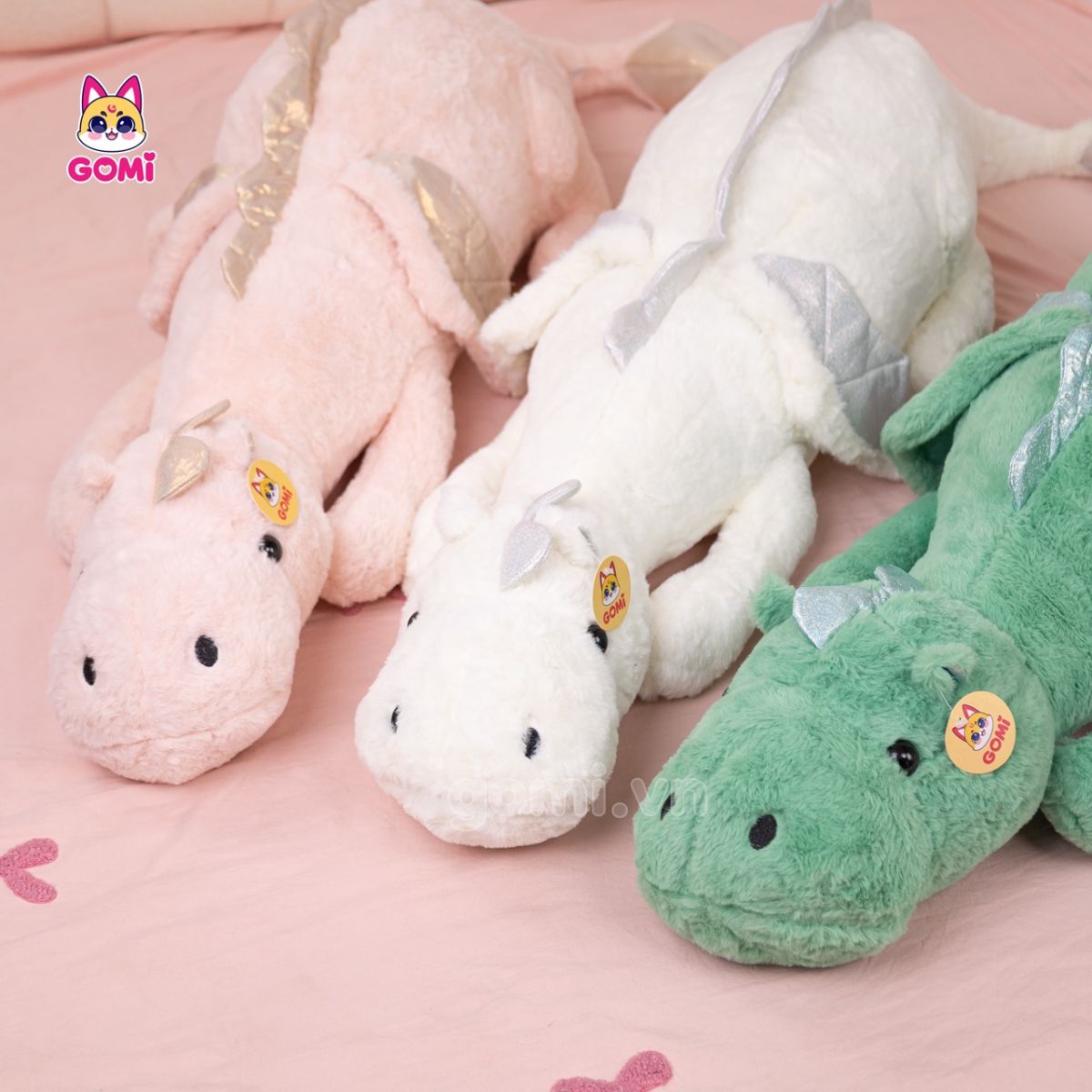Gấu Bông Rồng Nằm Cánh Tiên