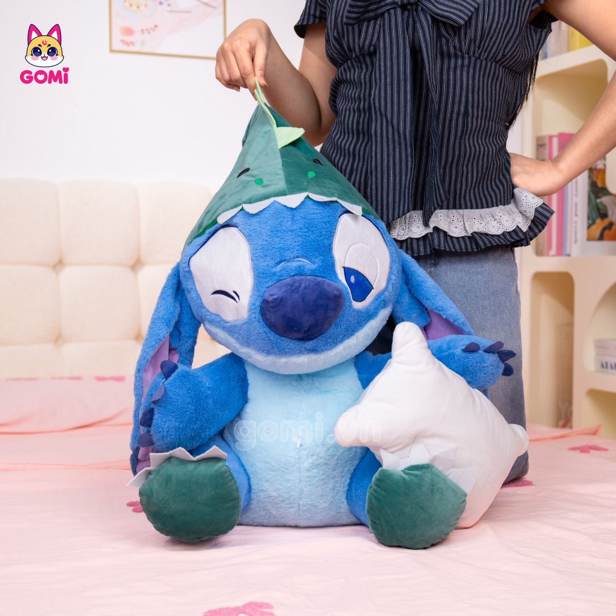 Gấu Bông Stitch Gối Ngủ