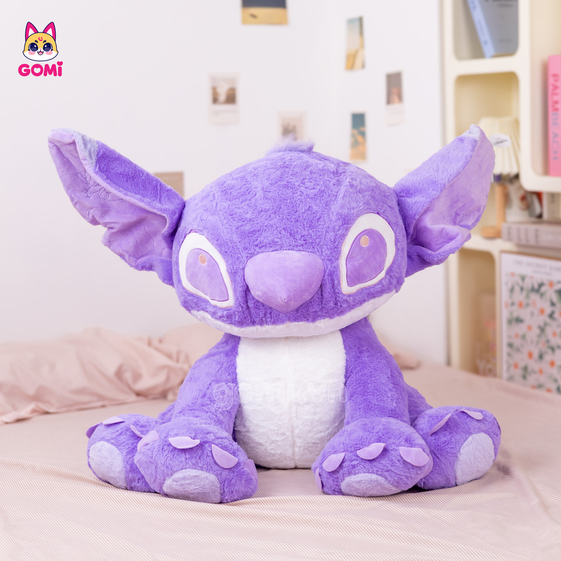 Gấu Bông Stitch Tím Ngồi