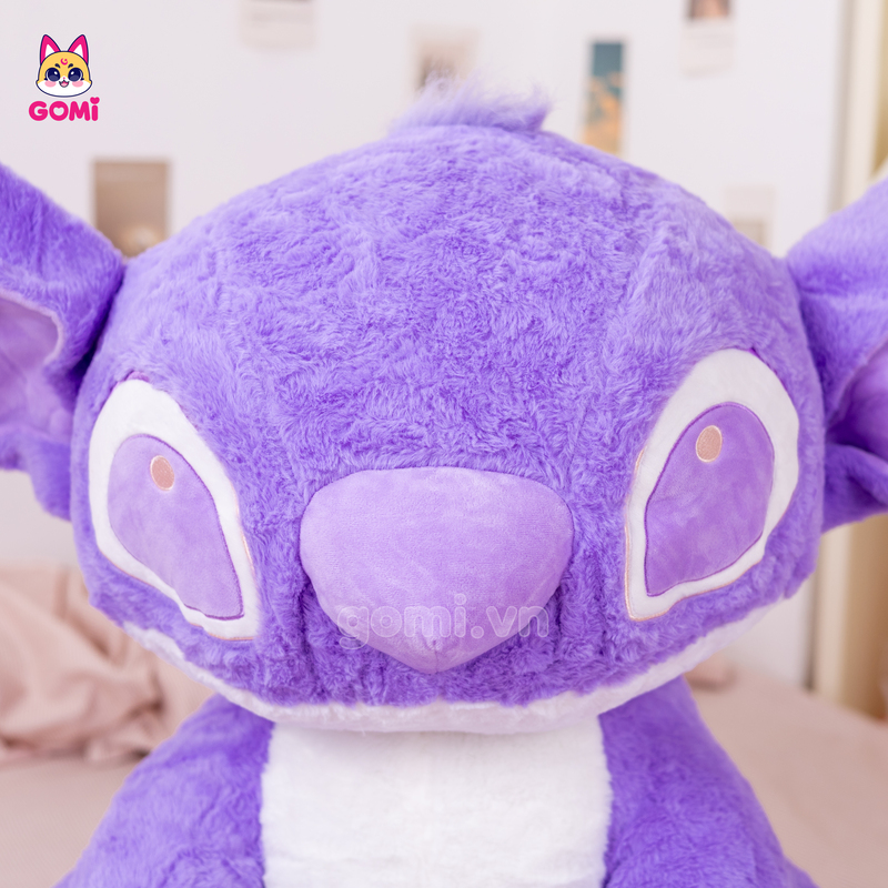 Gấu Bông Stitch Tím Ngồi