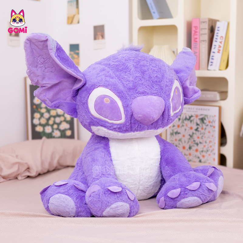 Gấu Bông Stitch Tím Ngồi