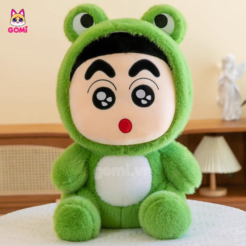 Gấu Bông Shin Cosplay Ếch Xanh