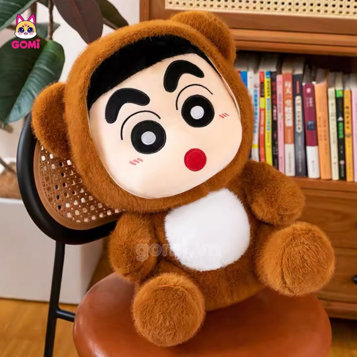 Gấu Bông Shin Cosplay Gấu Nâu