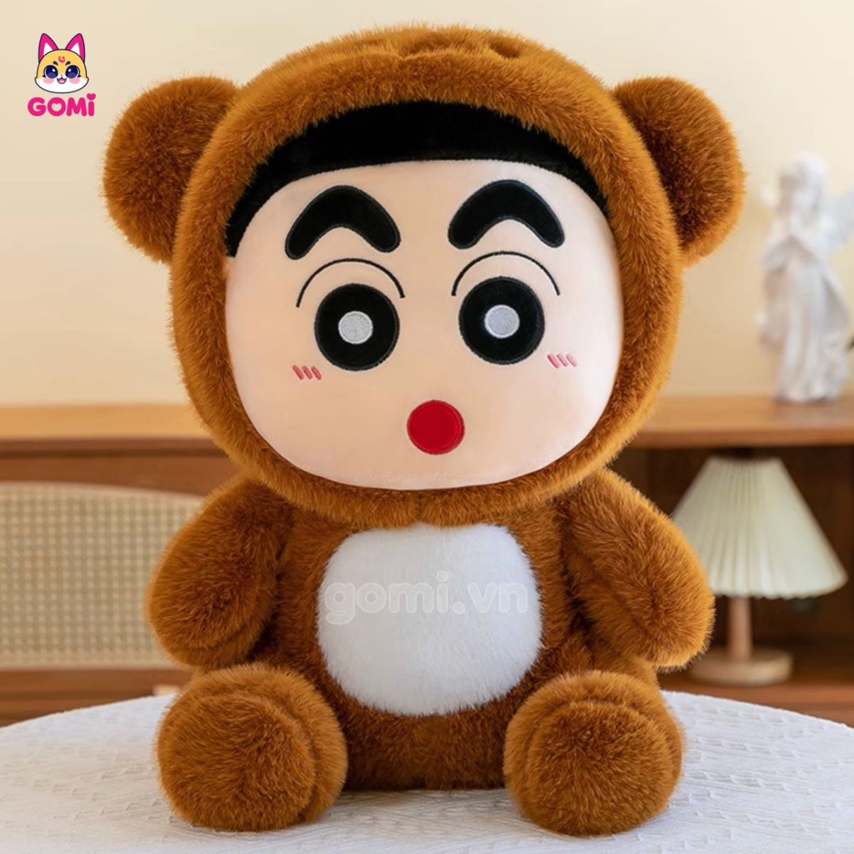 Gấu Bông Shin Cosplay Gấu Nâu