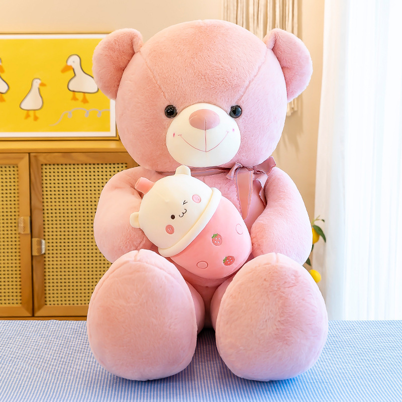 Gấu Teddy Ôm Trà Sữa Thú