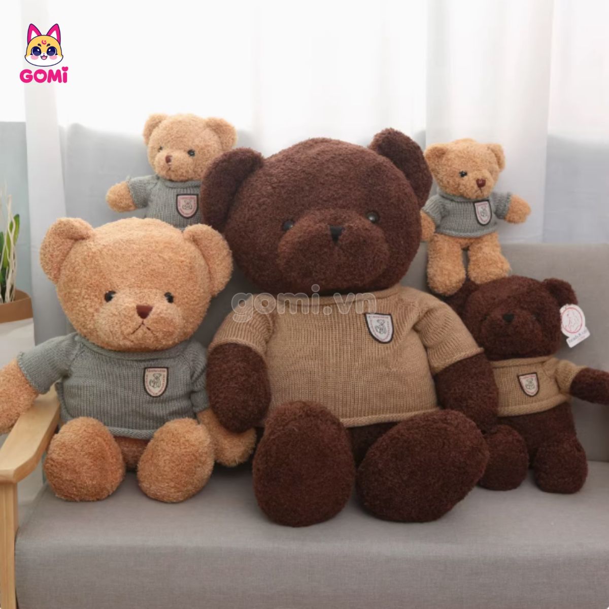 Gấu Bông Teddy Head Tales