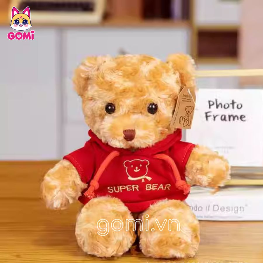 Gấu Bông Teddy Lông Xoắn Super Bear