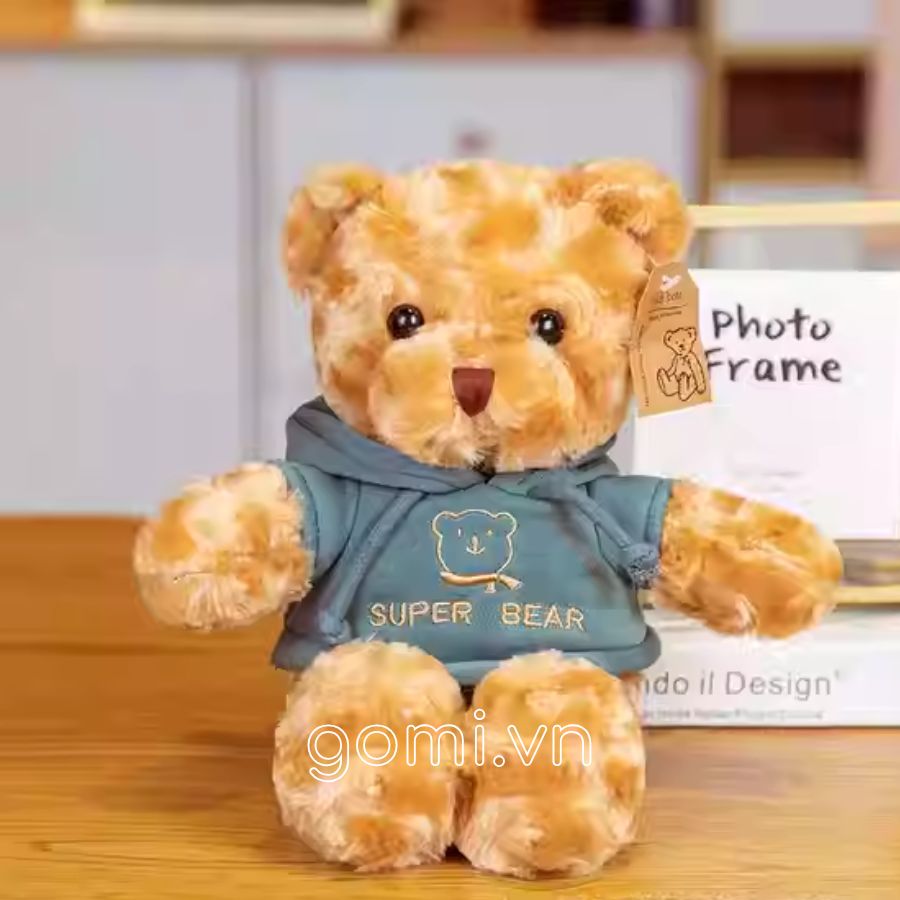 Gấu Bông Teddy Lông Xoắn Super Bear