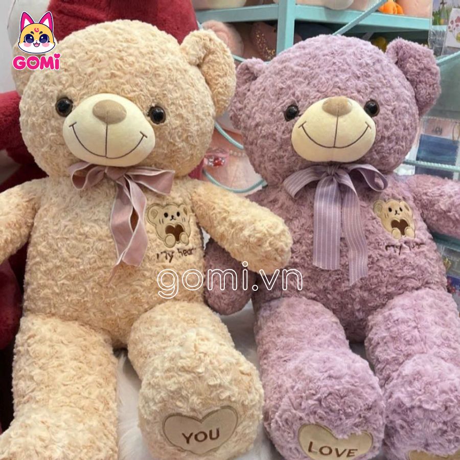 Gấu Bông Teddy Mặt Gấu Ôm Tim