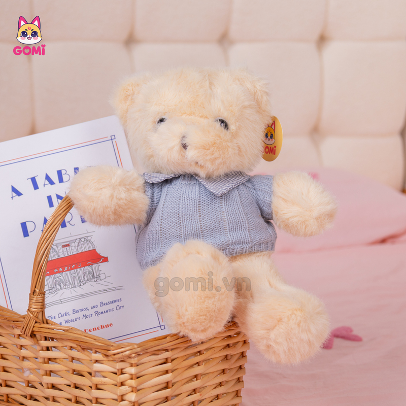 Gấu Bông Teddy Áo Cổ Cà Vạt