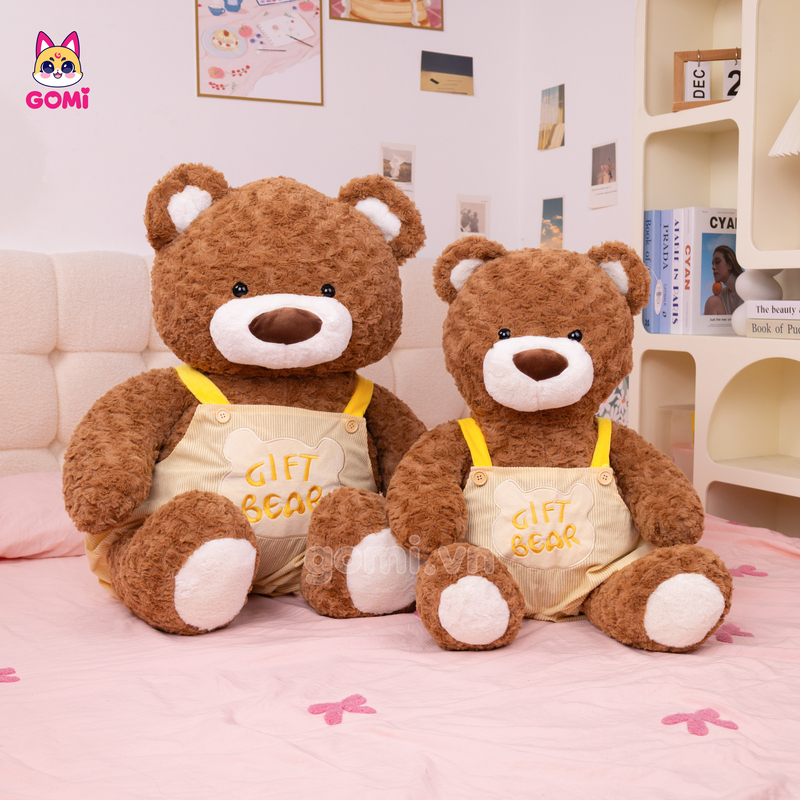 Gấu Bông Teddy Áo Yếm Gift Bear
