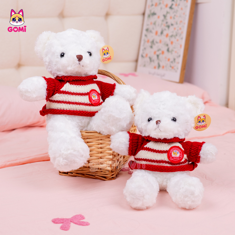 Gấu Bông Teddy Áo Logo