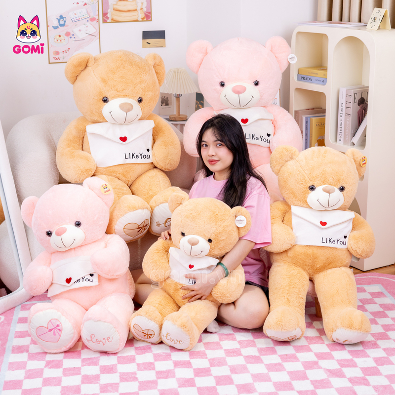 Gấu Bông Teddy Cầm Phong Thư