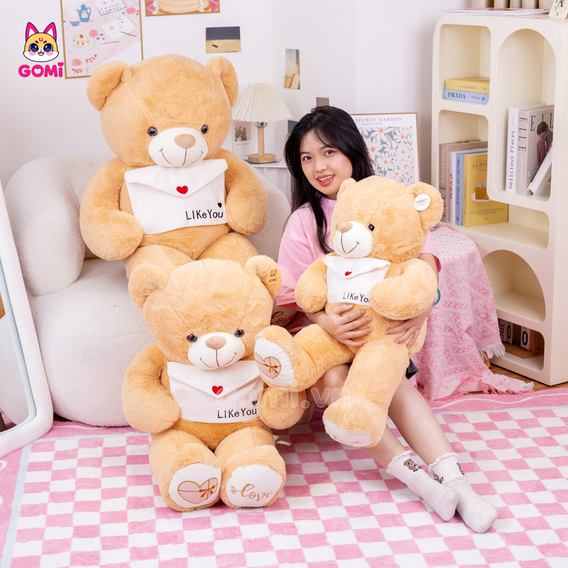 Gấu Bông Teddy Cầm Phong Thư