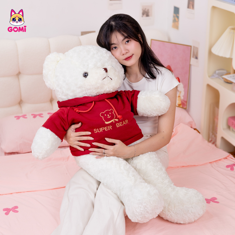 Gấu Bông Teddy Lông Xoắn Super Bear
