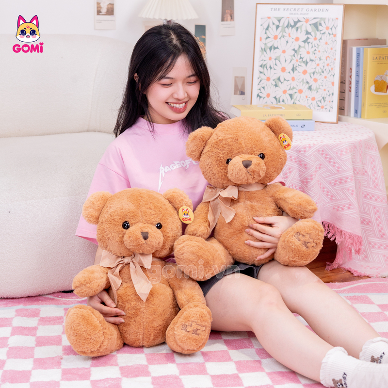 Gấu Bông Teddy Nơ Chân Dou Dou