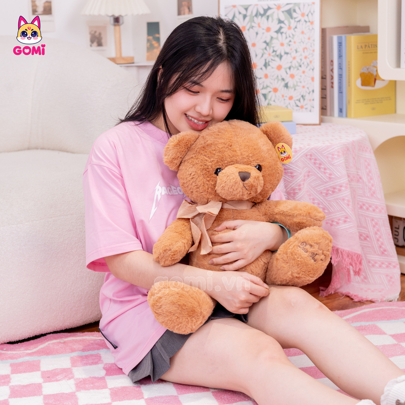 Gấu Bông Teddy Nơ Chân Dou Dou