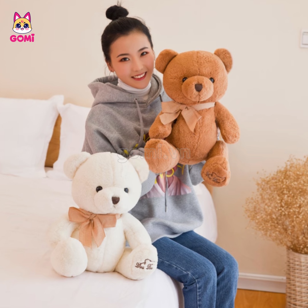 Gấu Bông Teddy Nơ Chân Dou Dou