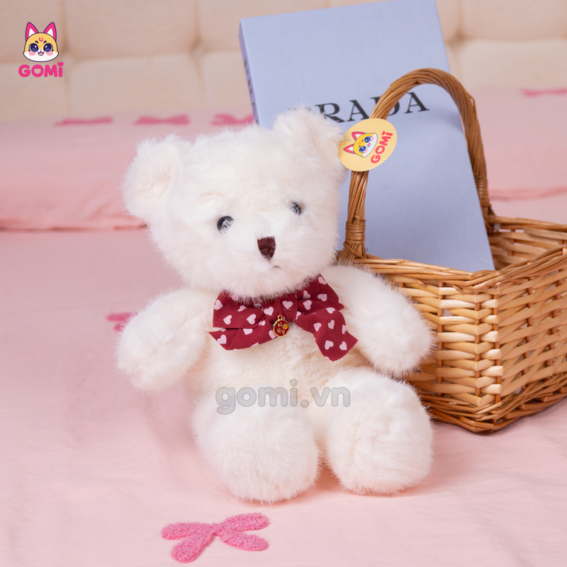 Gấu Bông Teddy Nơ Trái Tim