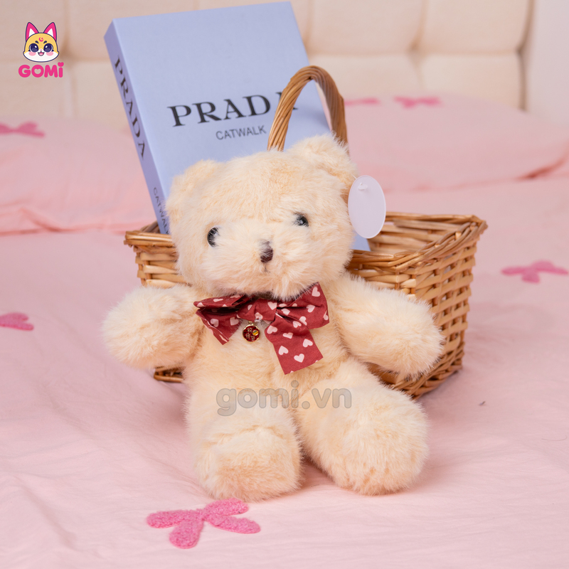 Gấu Bông Teddy Nơ Trái Tim