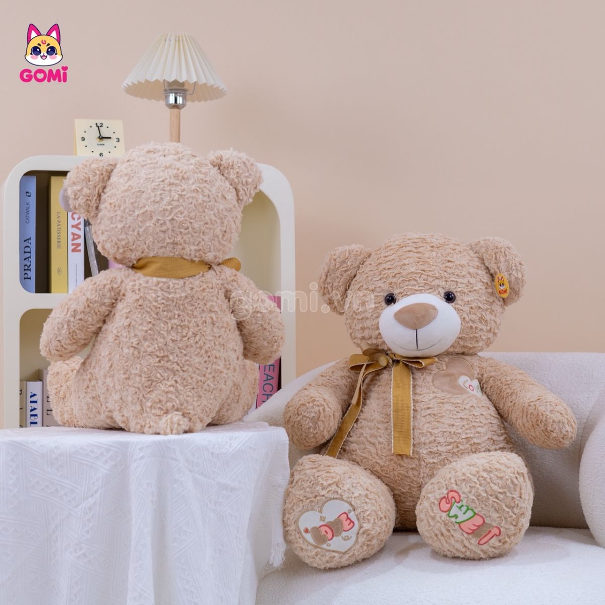 Gấu Bông Teddy Ngực Tim Love