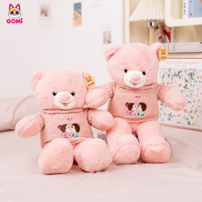 Gấu Bông Teddy Len Kiss Lông Trơn