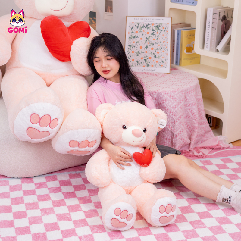 Gấu Bông Teddy Ngực Tim