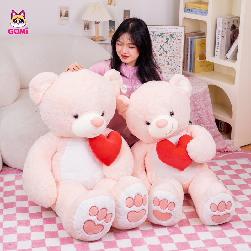 Gấu Bông Teddy Ngực Tim