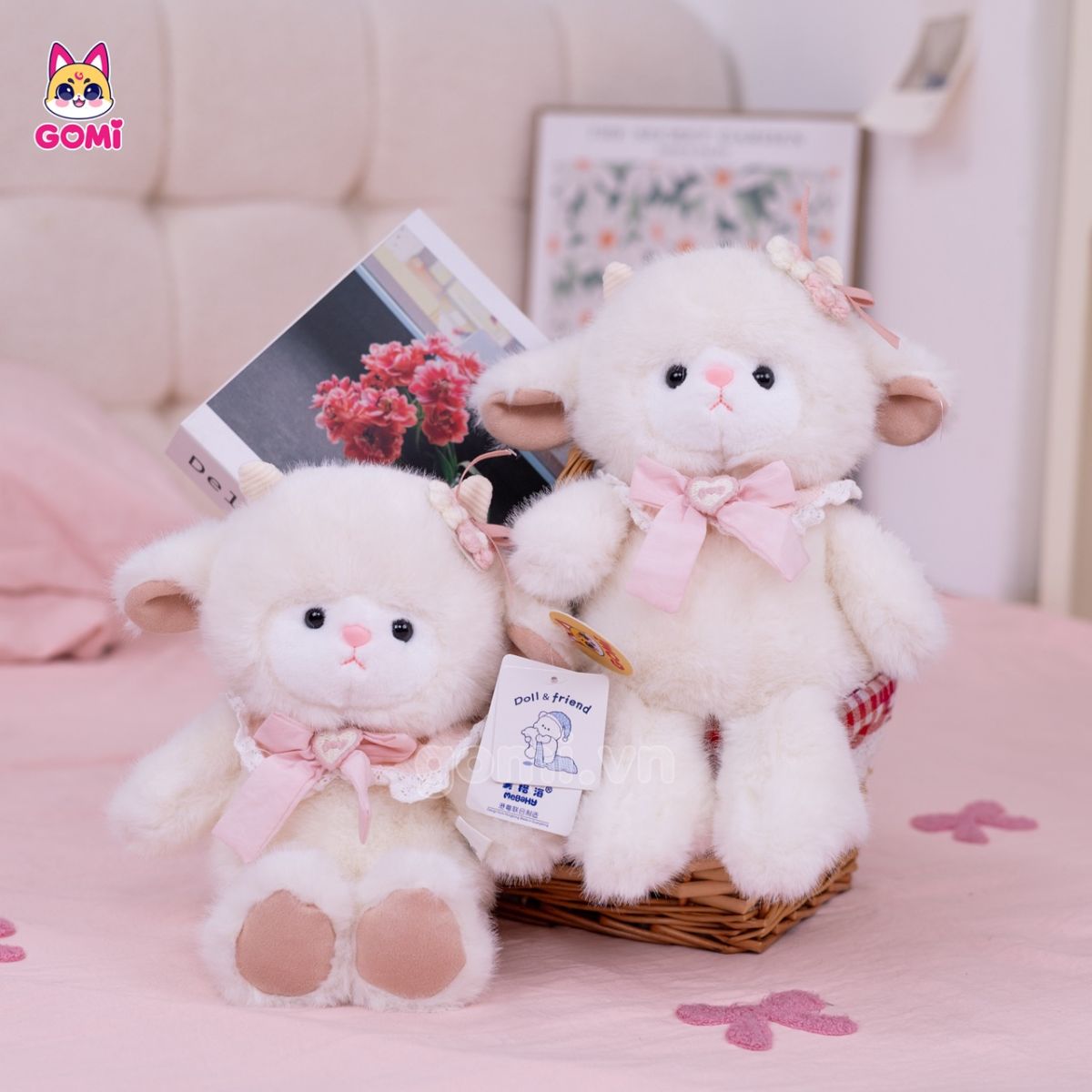 Gấu Bông Thú Nhỏ Đeo Yếm