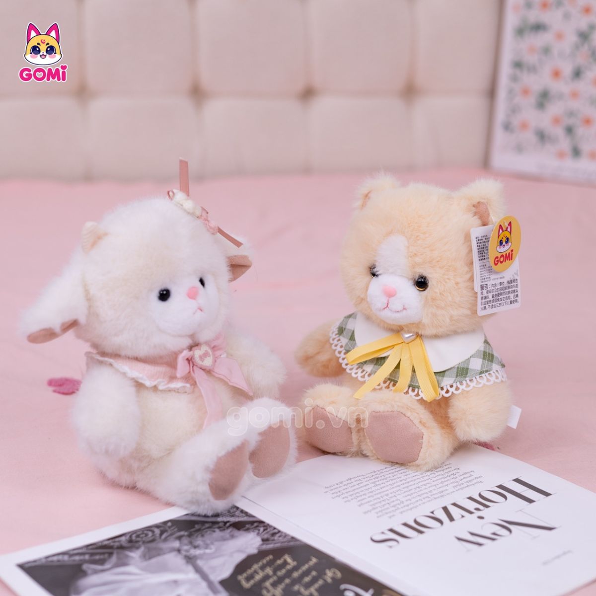 Gấu Bông Thú Nhỏ Đeo Yếm