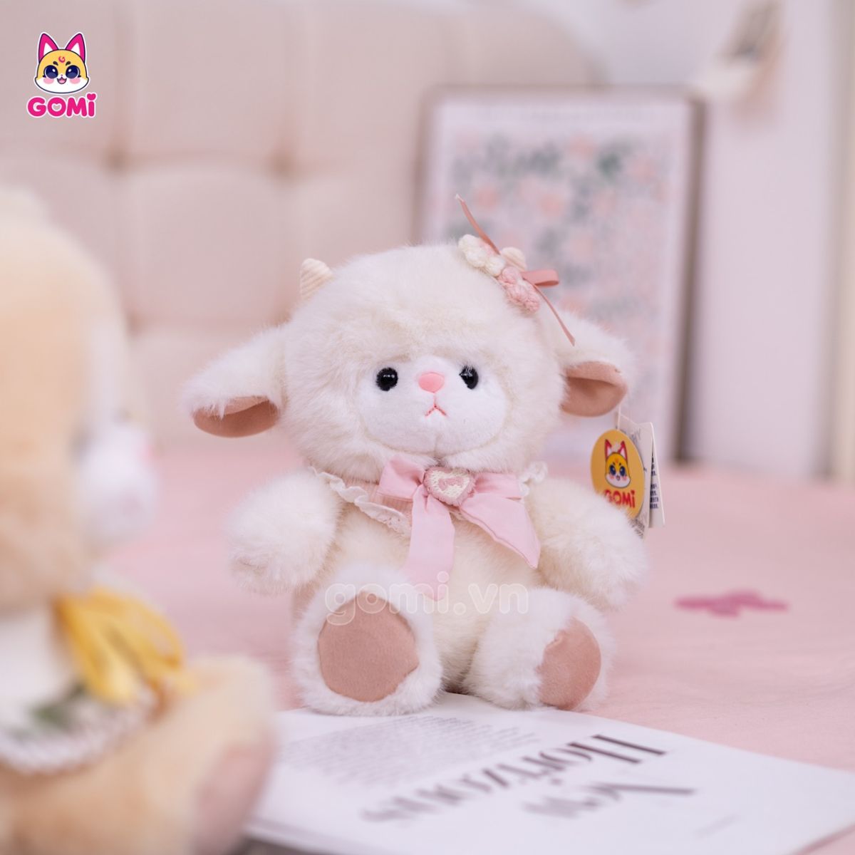 Gấu Bông Thú Nhỏ Đeo Yếm