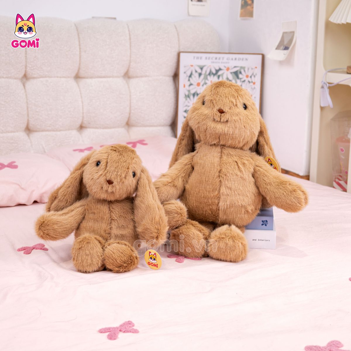 Gấu Bông Bunny Lông Dài Tiểu Kim