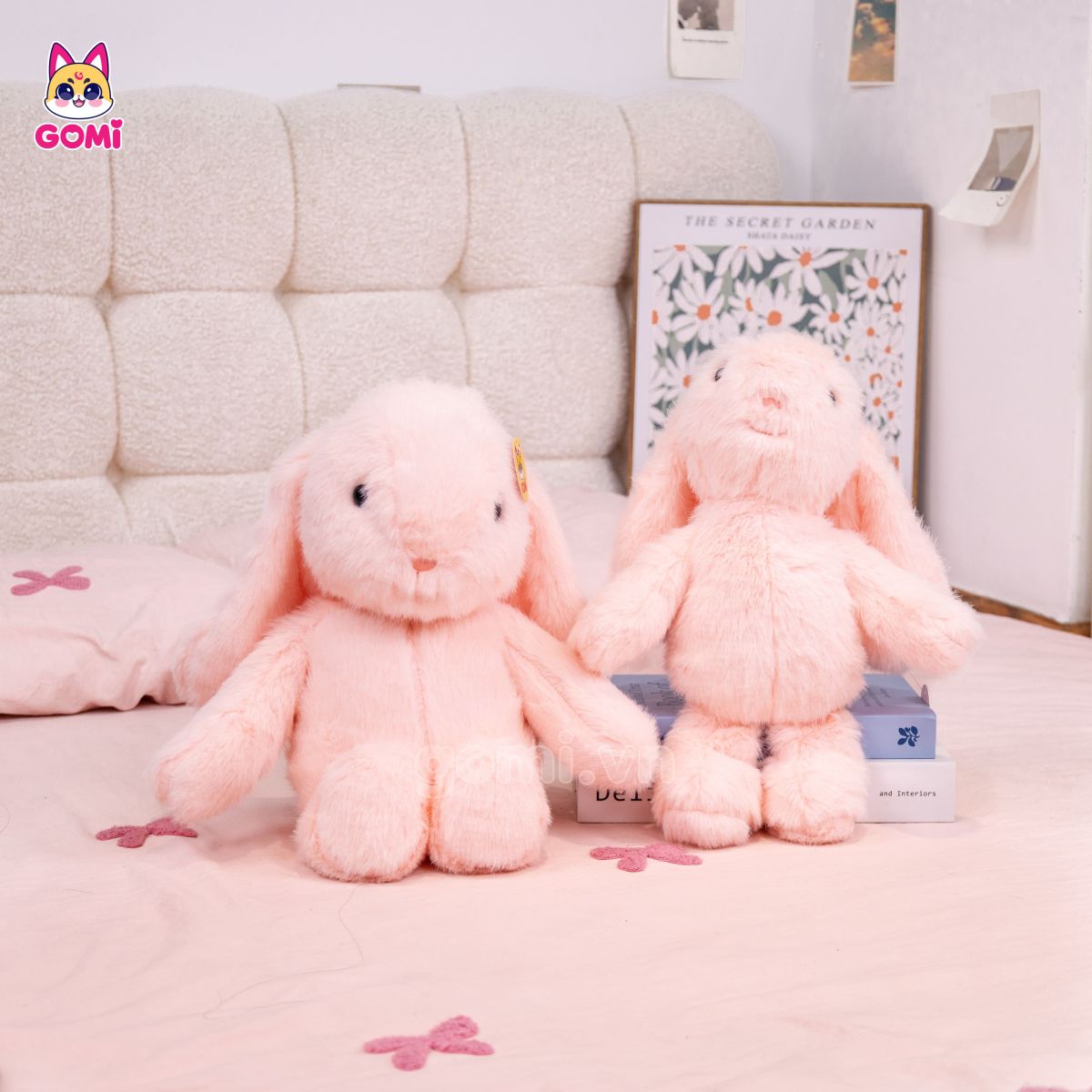 Gấu Bông Bunny Lông Dài Tiểu Kim