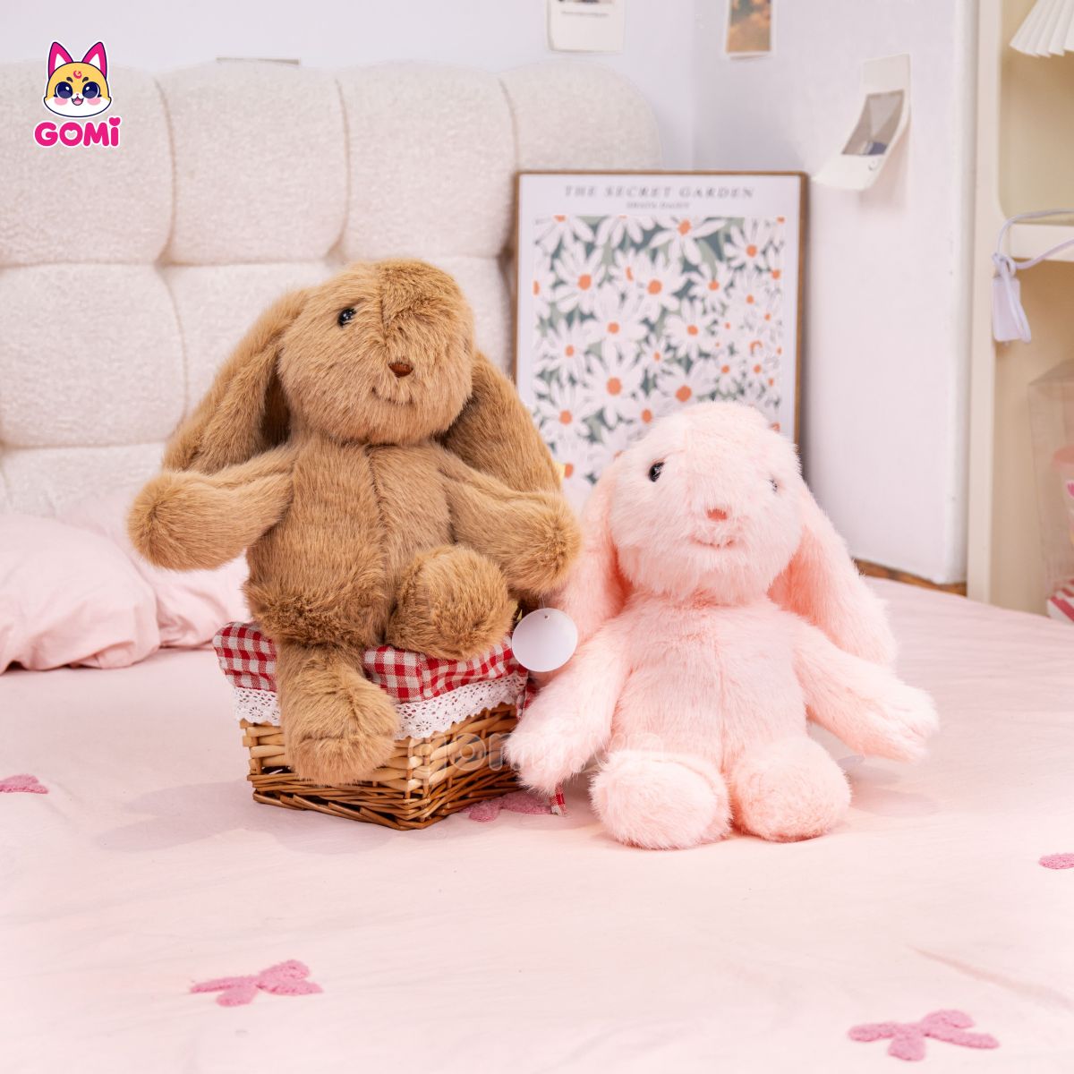 Gấu Bông Bunny Lông Dài Tiểu Kim