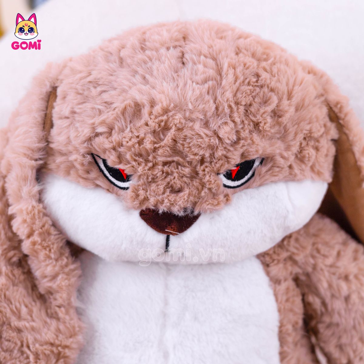 Gấu Bông Bunny Mặt Quạo Nâu