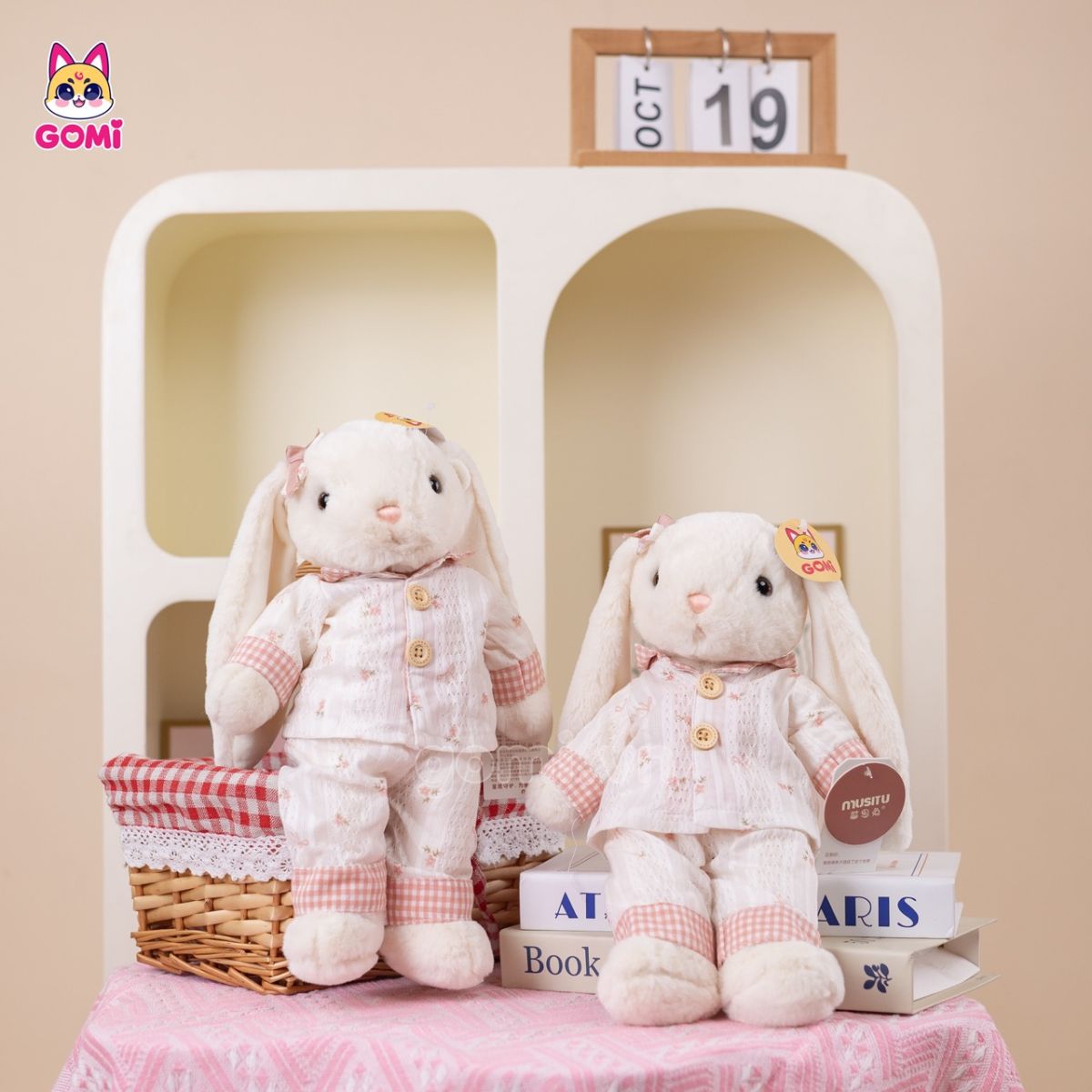 Gấu Bông Thỏ Mặc Đồ Ngủ