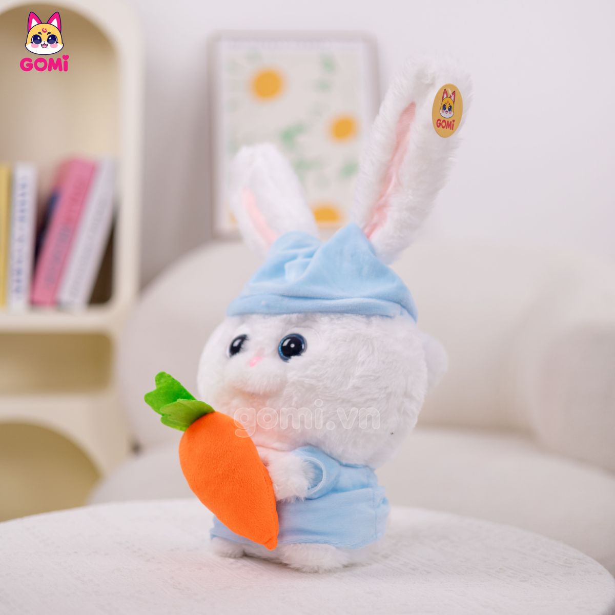 Gấu Bông Thỏ Snowball Ôm Cà Rốt