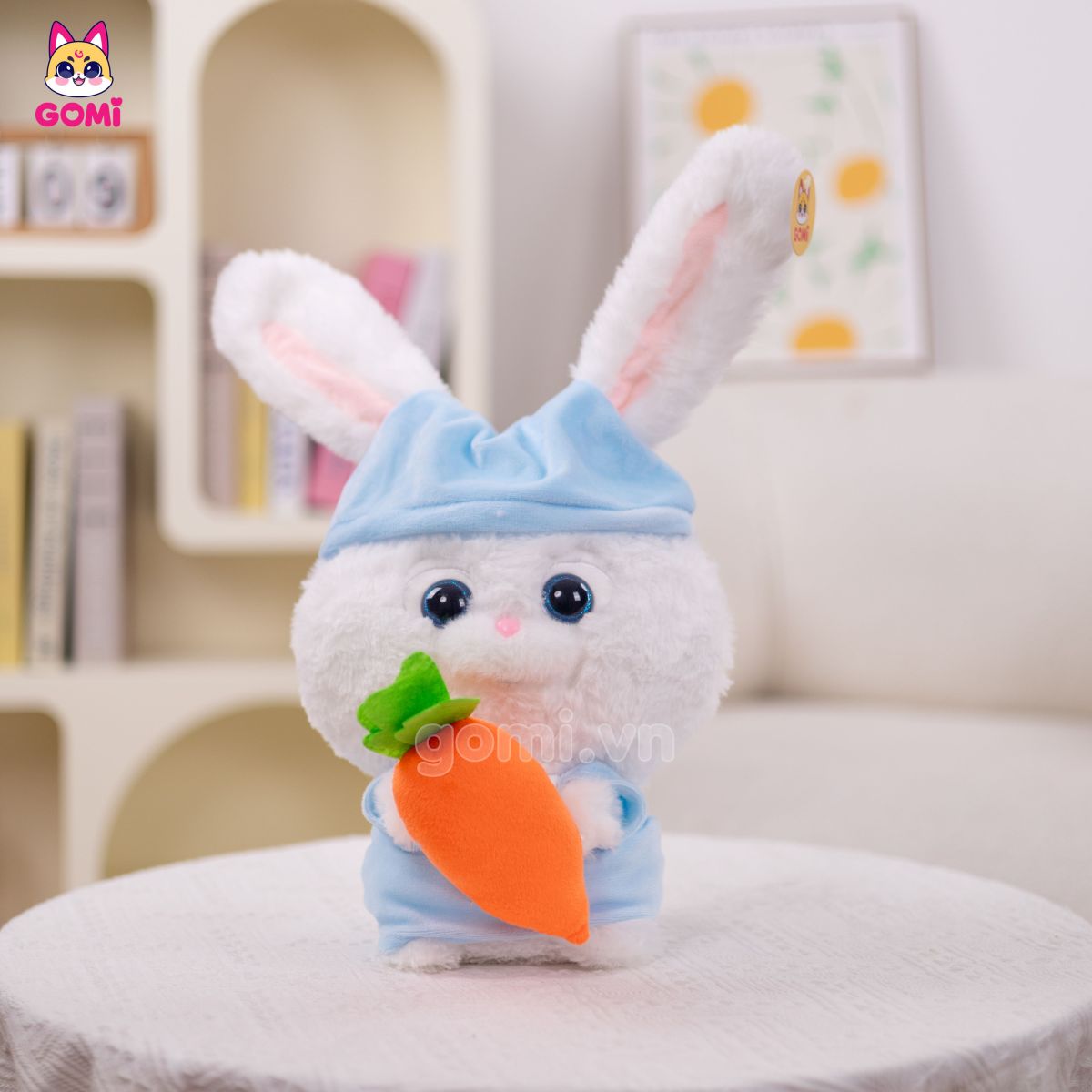 Gấu Bông Thỏ Snowball Ôm Cà Rốt