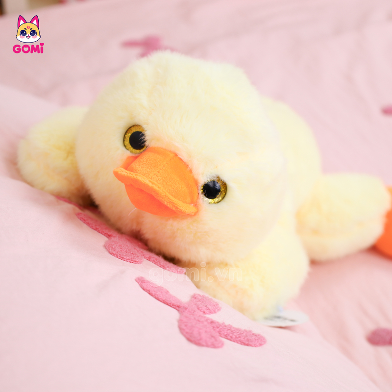 Gấu Bông Vịt Vàng Nằm