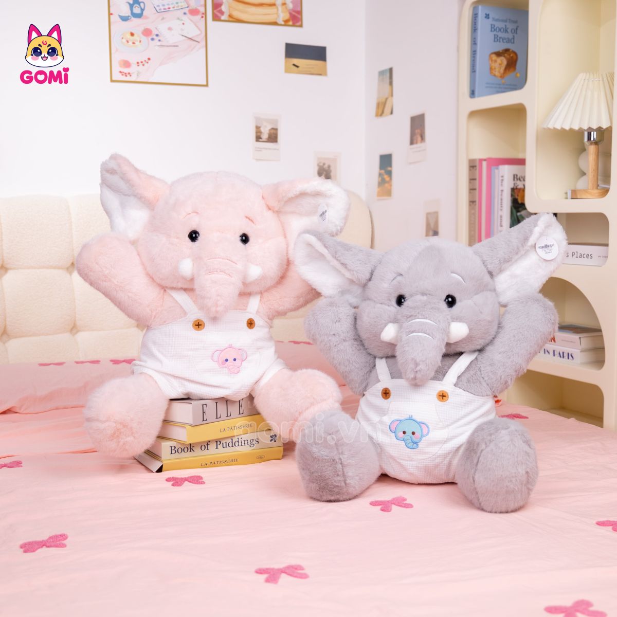 Gấu Bông Voi Mặc Yếm Baby