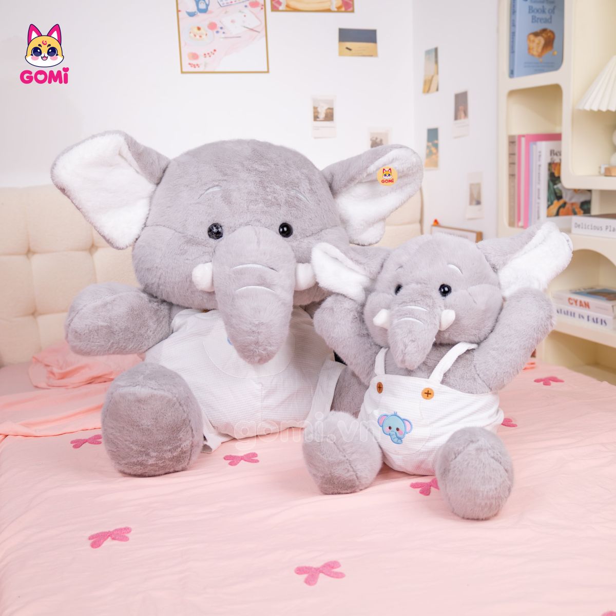 Gấu Bông Voi Mặc Yếm Baby