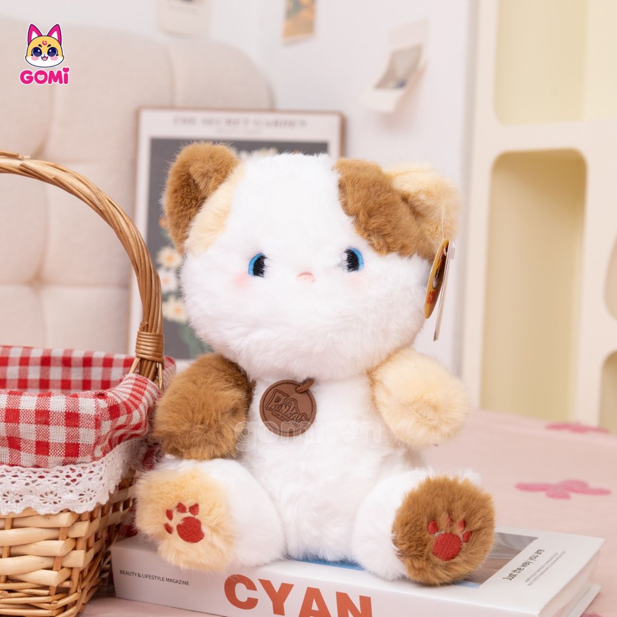Gấu Bông Bộ 4 Mèo Ngồi