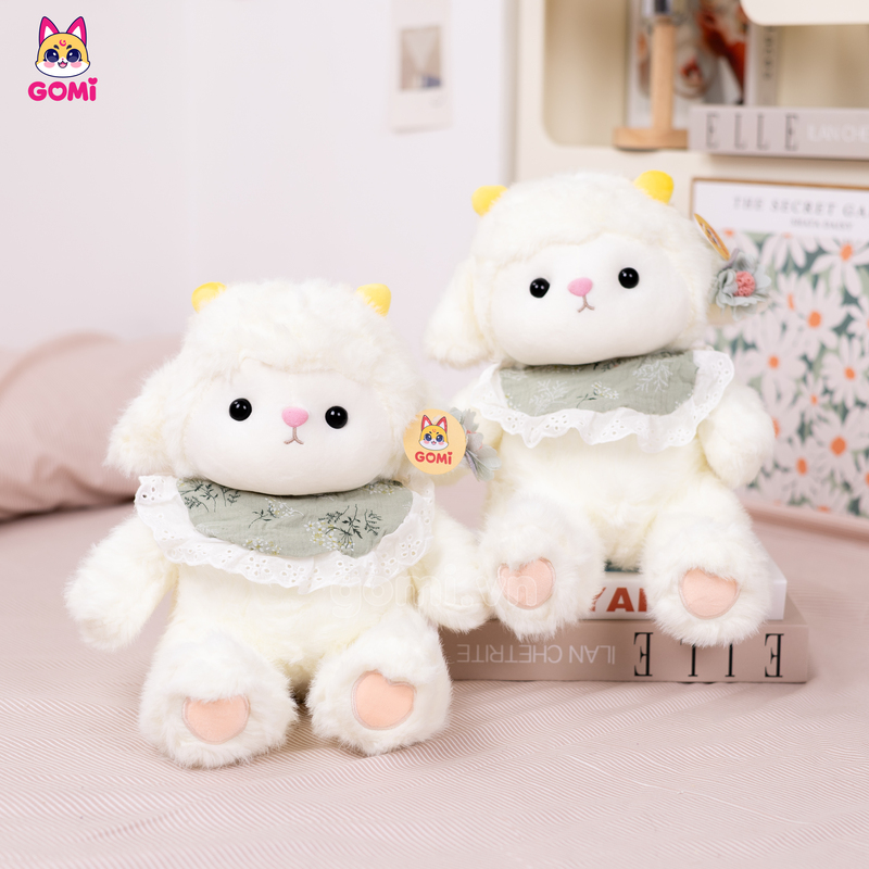 Gấu Bông Bộ Thú Đeo Yếm Đội Nơ