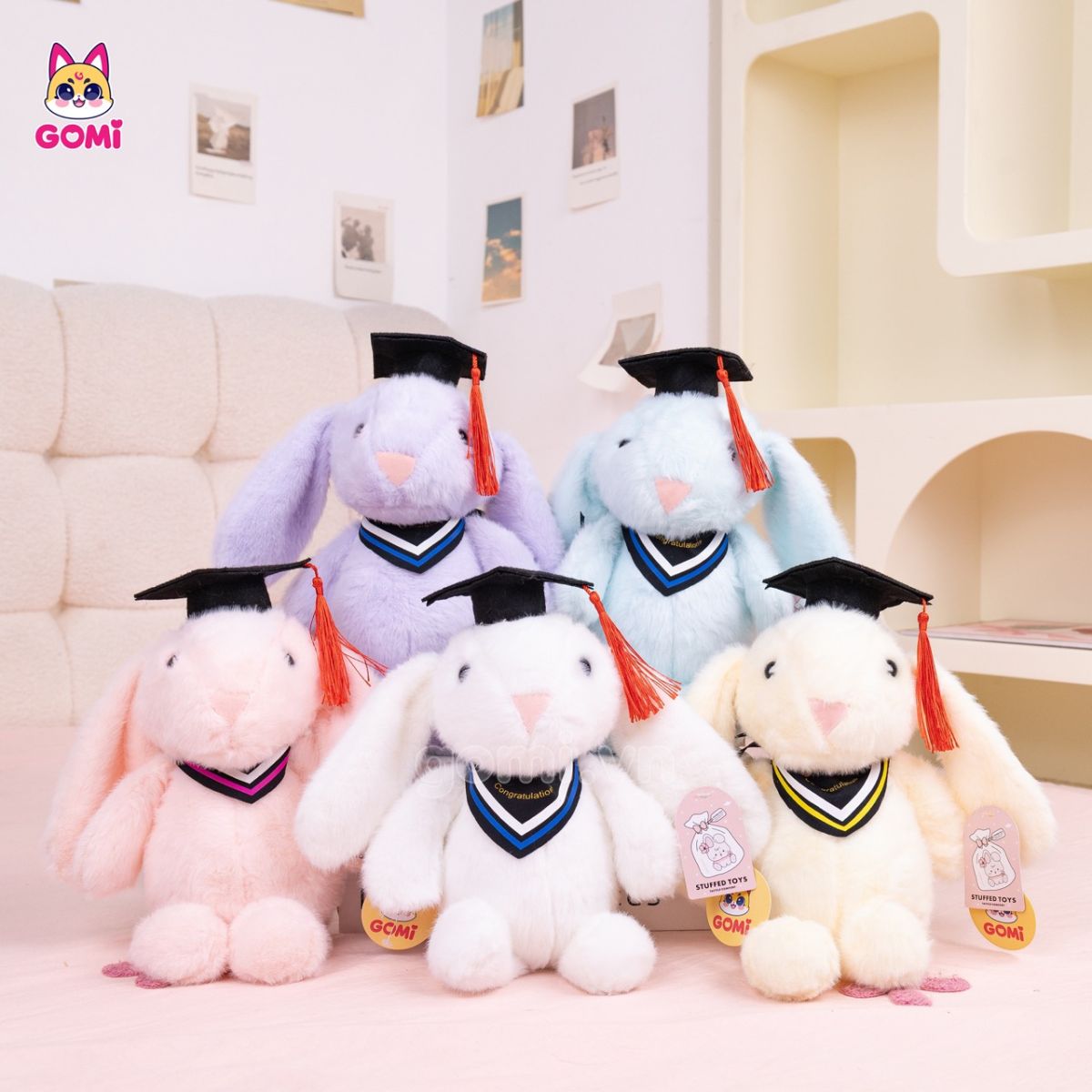 Gấu Bông Tốt Nghiệp Bunny