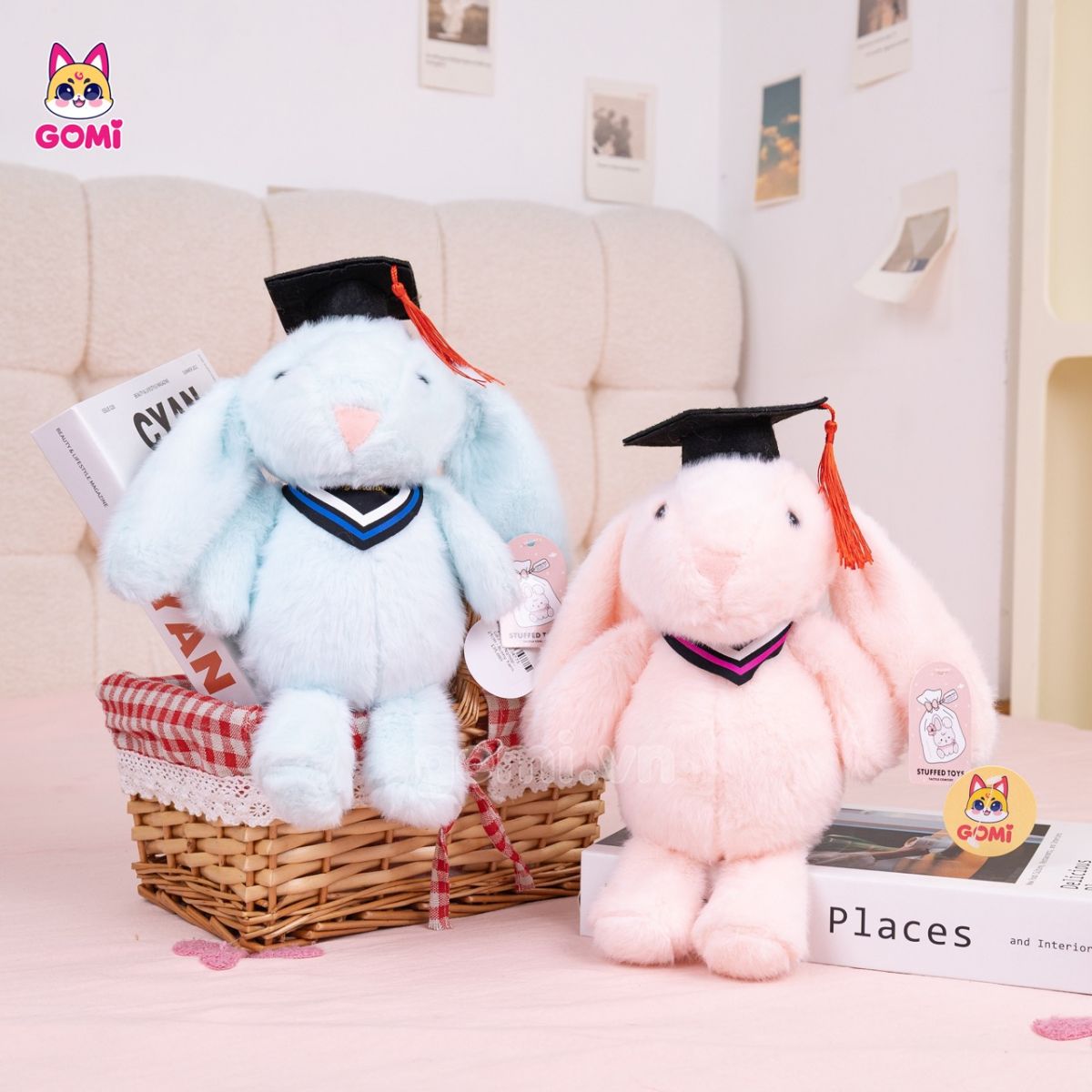Gấu Bông Tốt Nghiệp Bunny