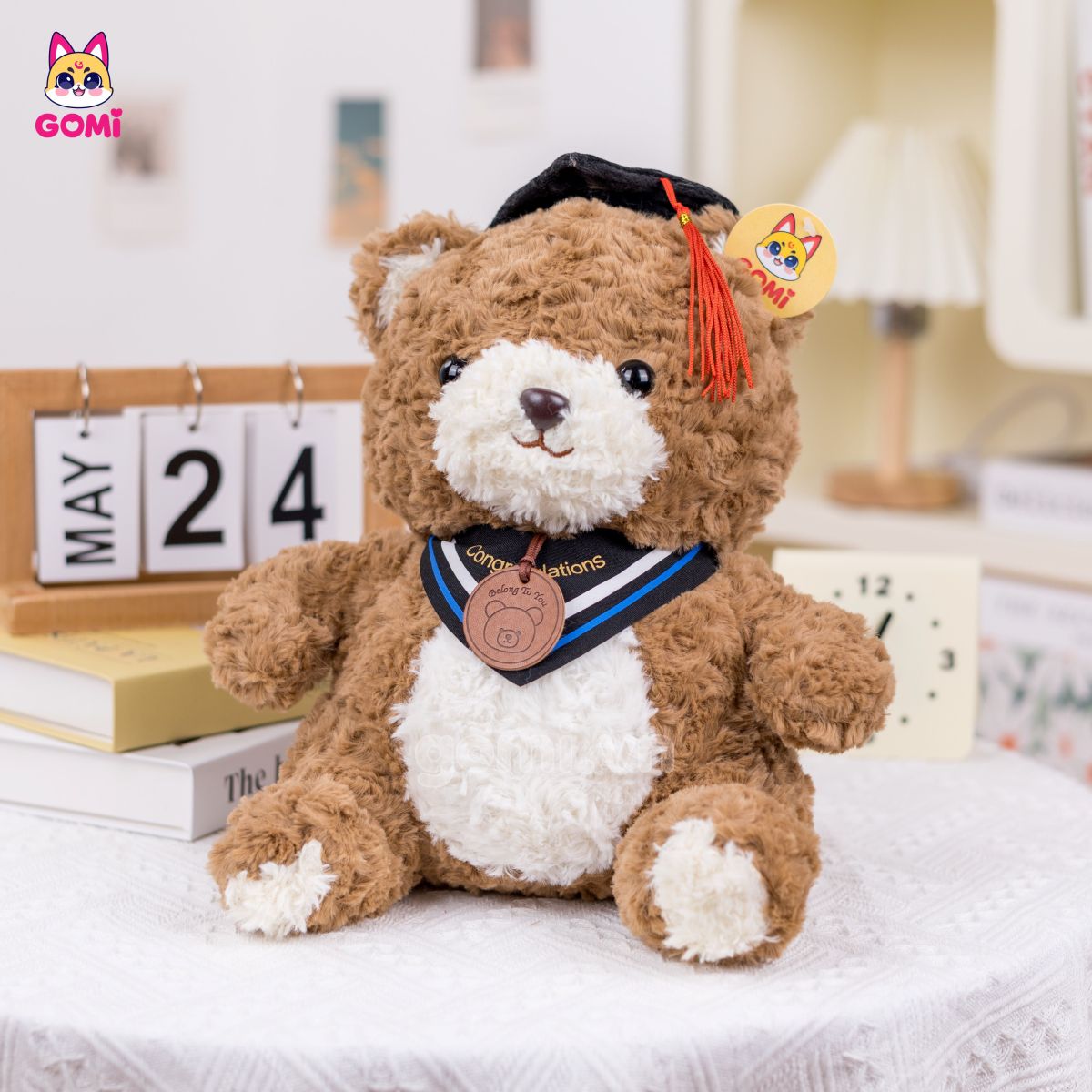 Gấu Bông Tốt Nghiệp Gấu Nâu