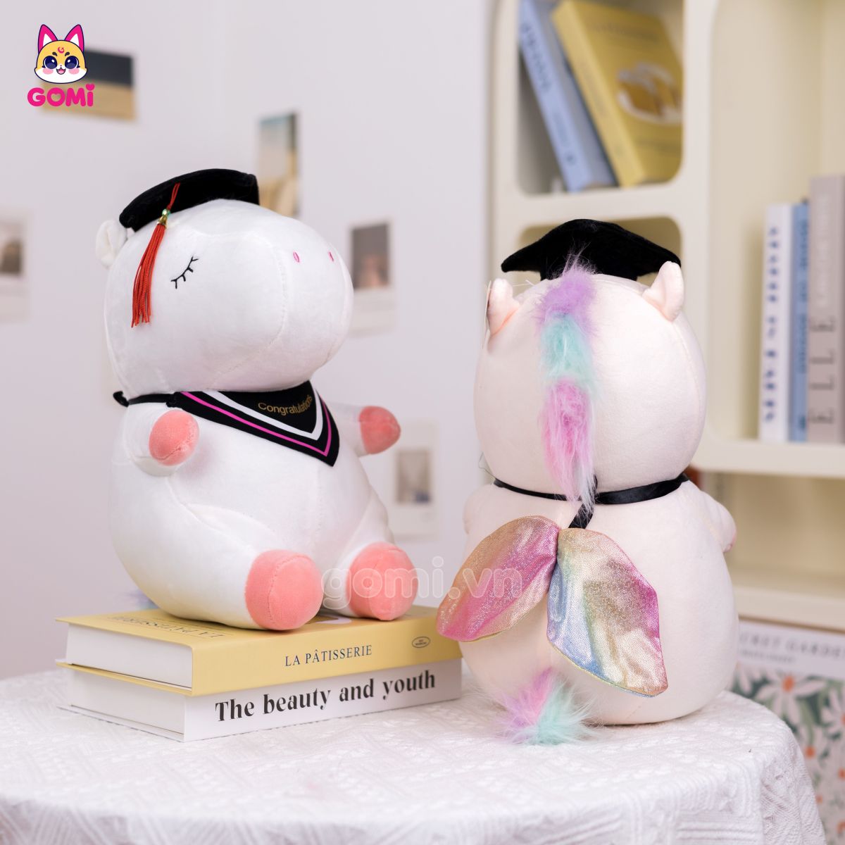 Gấu Bông Tốt Nghiệp Kì Lân