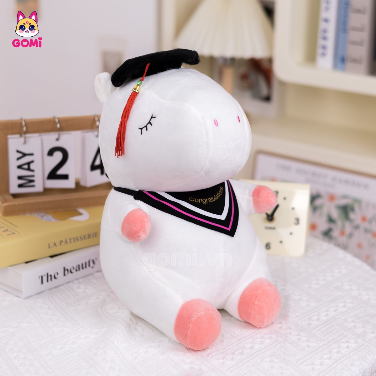 Gấu Bông Tốt Nghiệp Kì Lân
